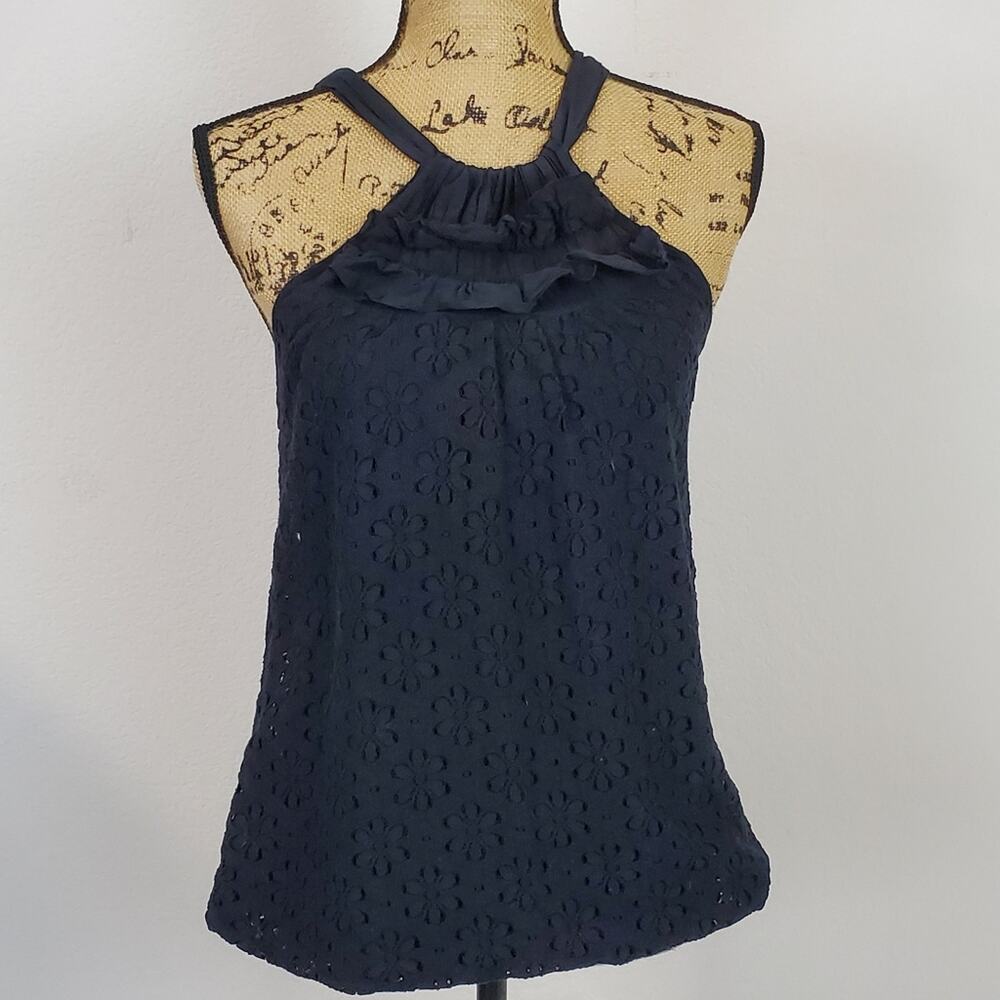 Ella's Moss Eyelet Camisole sz M
